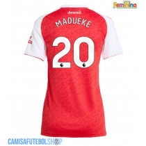 Camisa de time de futebol Arsenal Noni Madueke #20 Replicas 1º Equipamento Feminina 2025-26 Manga Curta